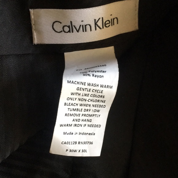 Calvin Klein Black Slacks - Picture 5 of 5